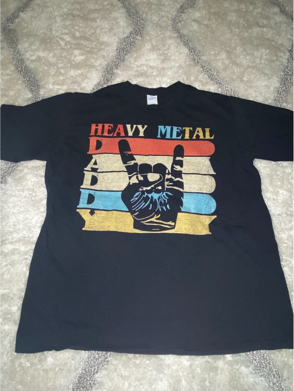 HEAVY METAL DADDY - T-Shirt - size XL - BLACK